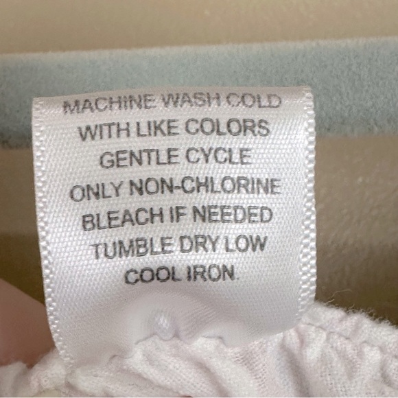 Appleseed's White Pink Striped Seersucker Shirt & Cropped Pants Set PM - Picture 13 of 13